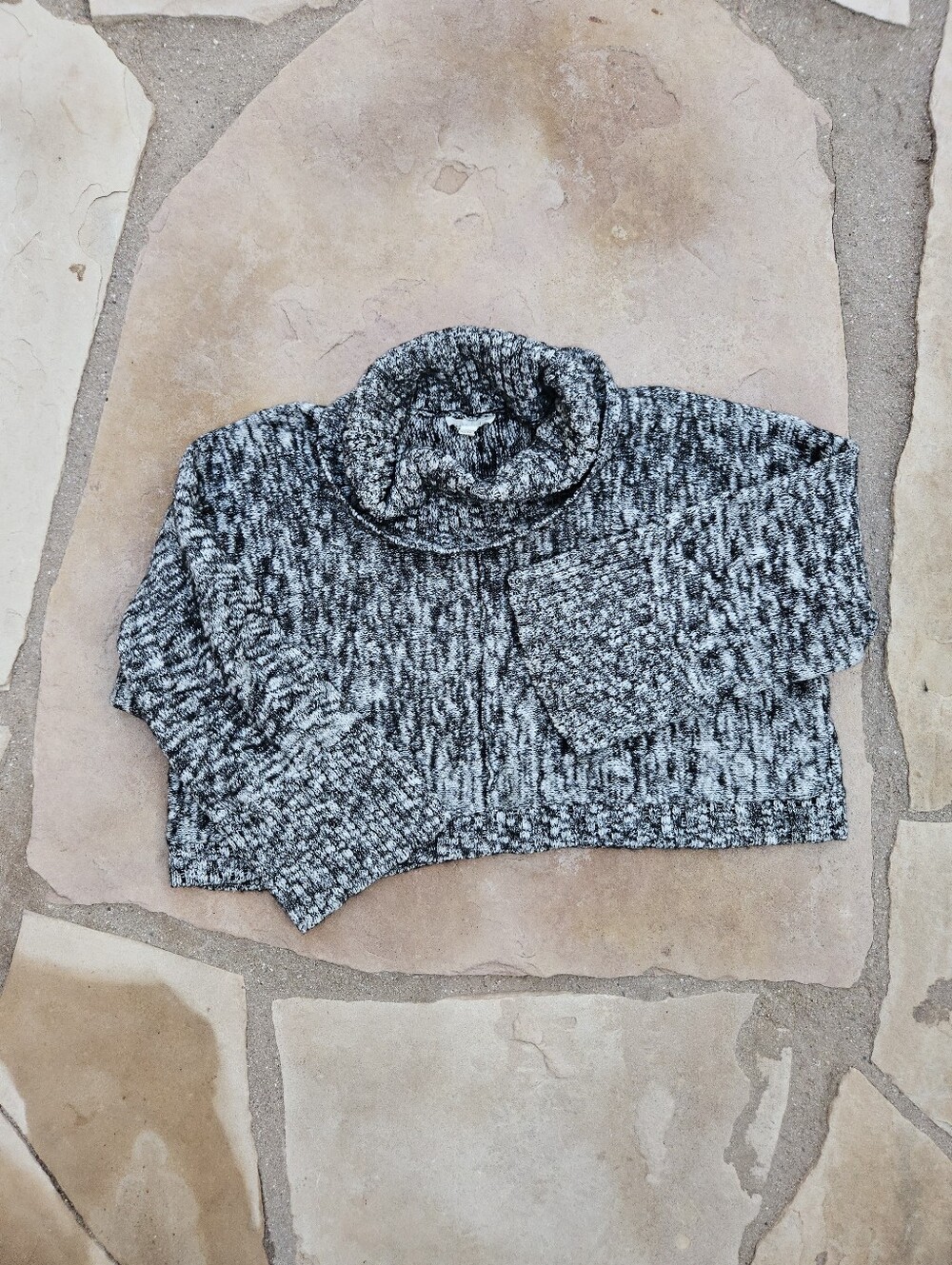 Eileen Fisher Alpaca and Cotton Cropped Sweater